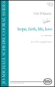 Hope, Faith, Life, Love SSAATTBB choral sheet music cover